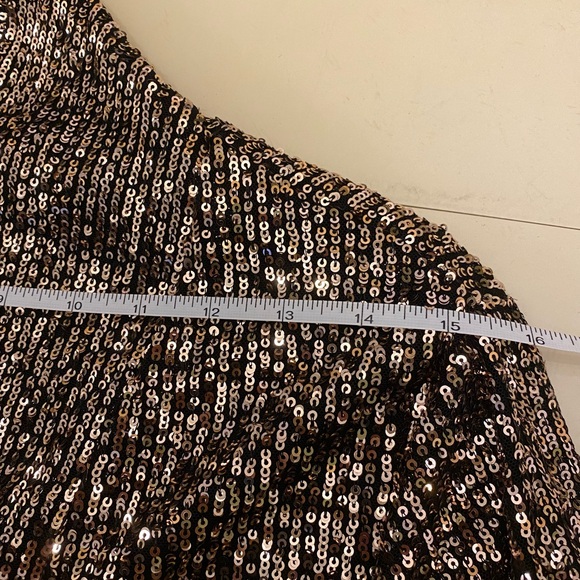 New Anthropologie Rose Gold Sequins Kimono - Picture 15 of 16